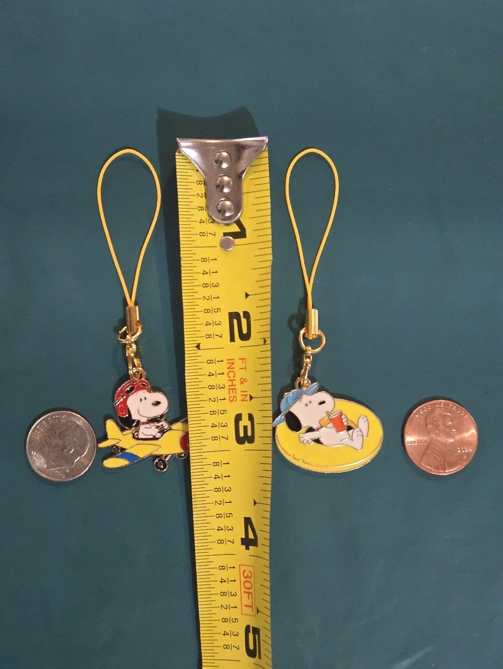 Peanuts: Snoopy Bag, Phone Charm Strap - Pilot Or Swim Ring